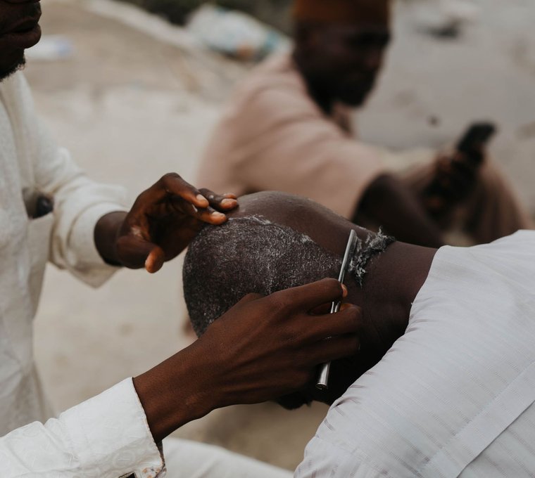 Un barbershop où l'on ne se presse pas